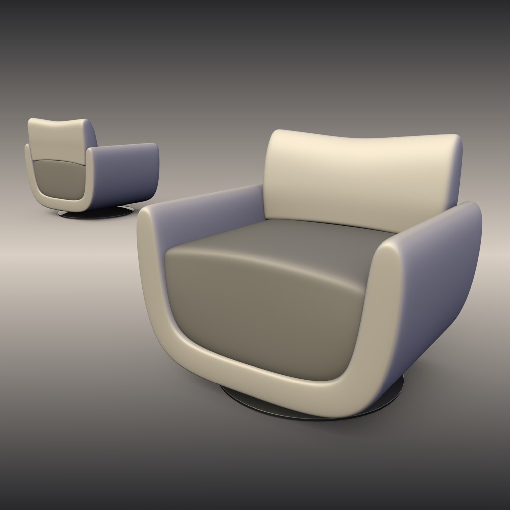 chair_two_tone preview image 1